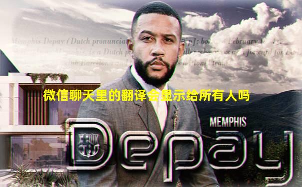微信聊天里的翻译会显示给所有人吗