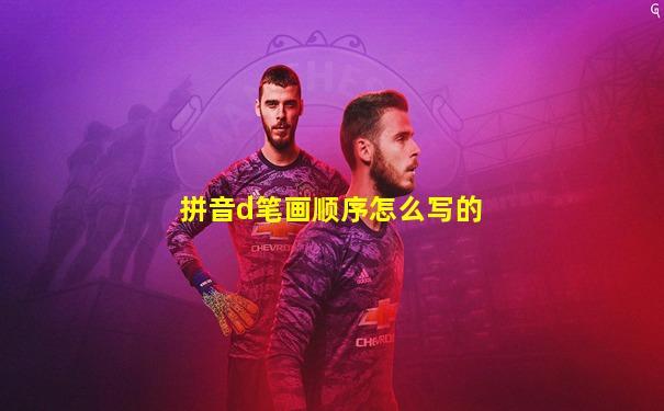 拼音d笔画顺序怎么写的